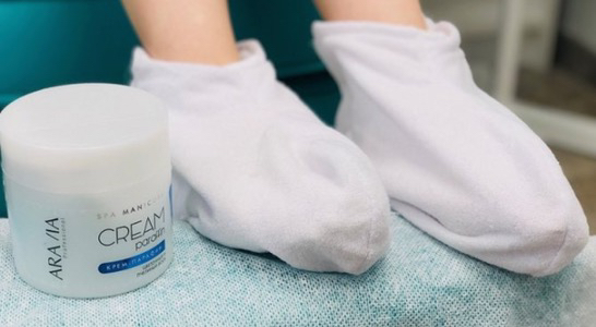 SPA педикюр - уход за стопами (холодный парафин)