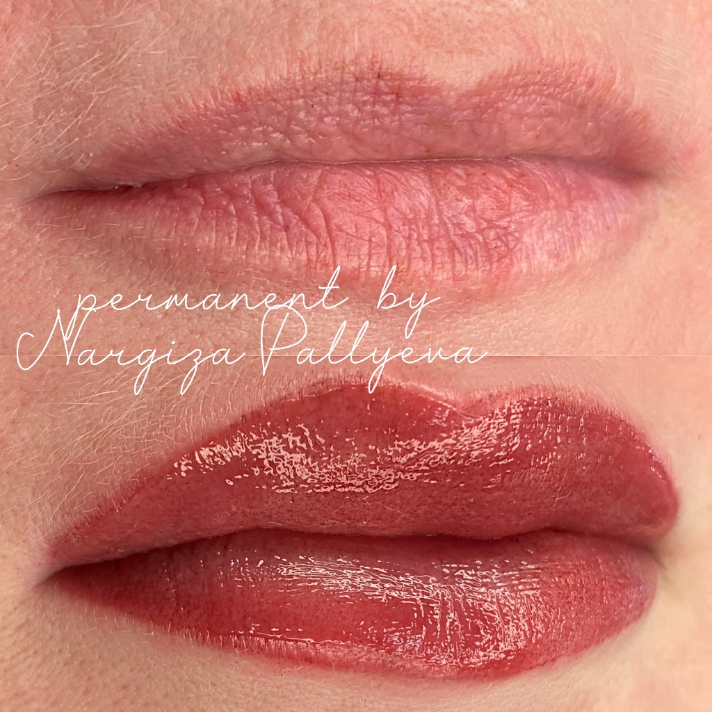 Перманент губ ( акварельная техника)