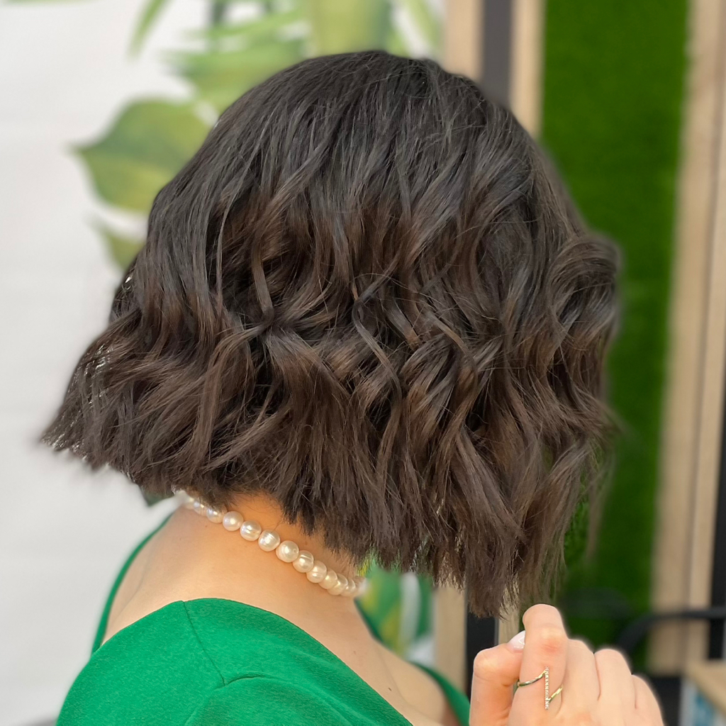 Окрашивание всей длины тон в тон (или темнее)