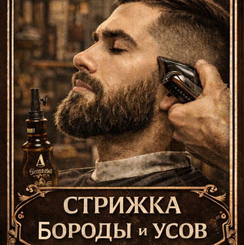 Стрижка бороды и усов