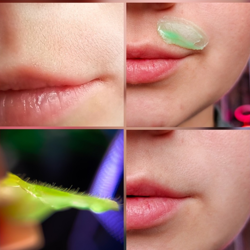 Депиляция зоны лица воском