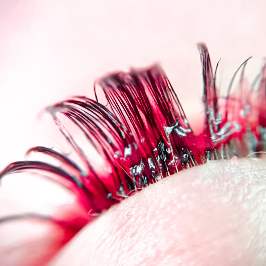 Снятие наращенных ресниц (моя работа, без последующего наращивания)