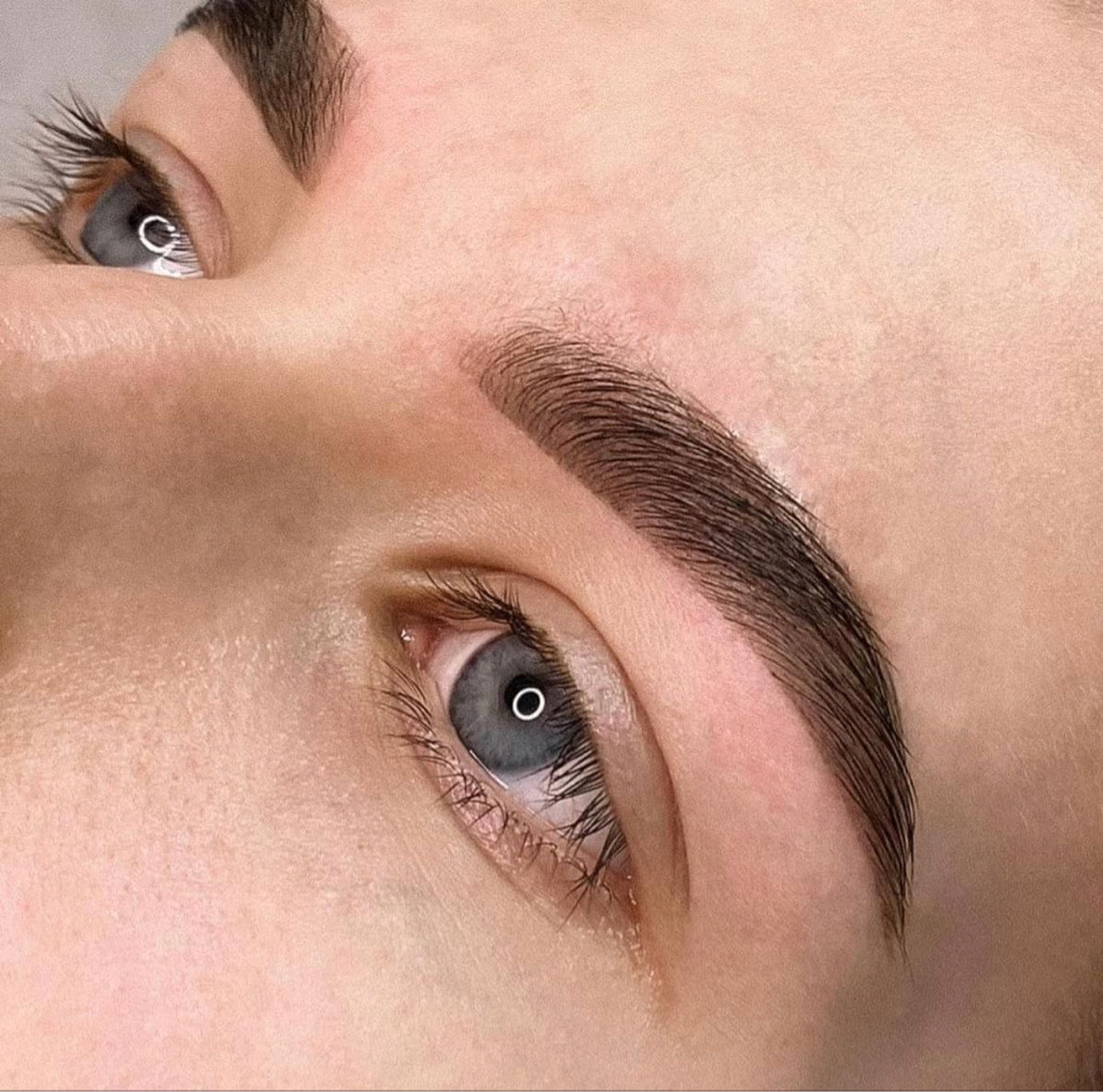 Коррекция+окрашивание хной