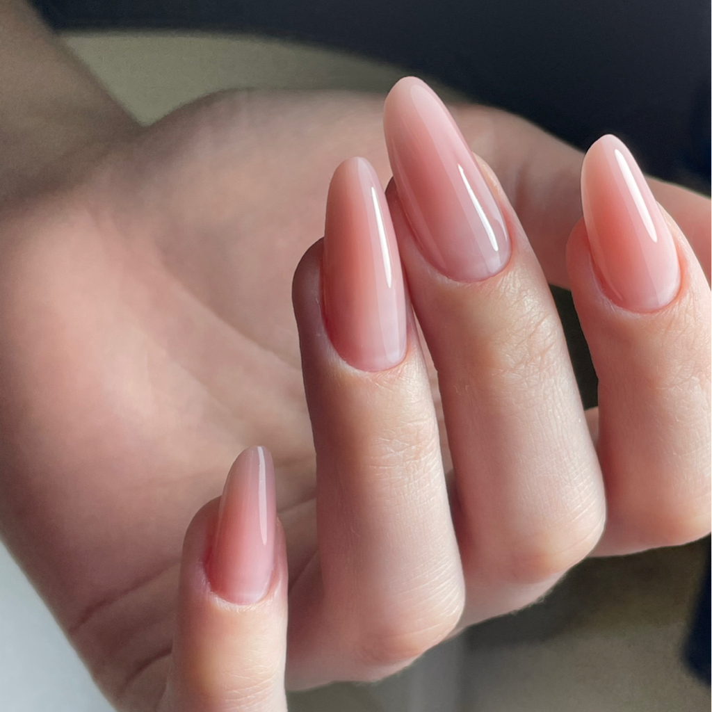 Маникюр + укрепление гелем (сложная коррекция, длинные ногти)