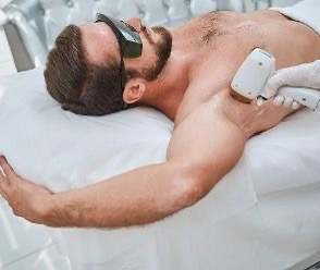 Подмышечная часть  (мужская эпиляция)