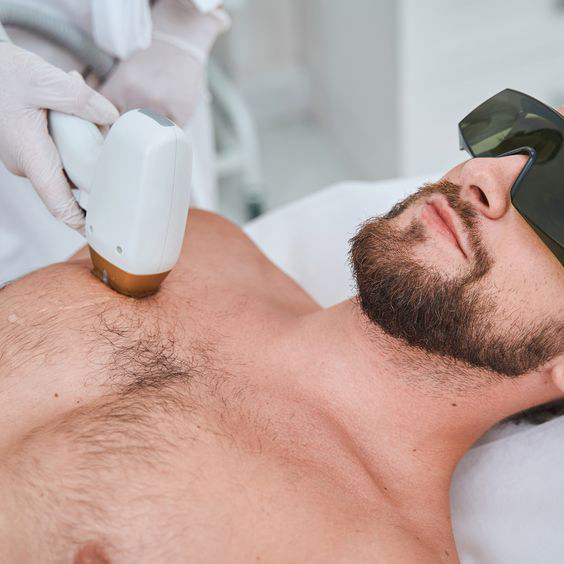 Живот / поясница полностью  (мужская эпиляция)