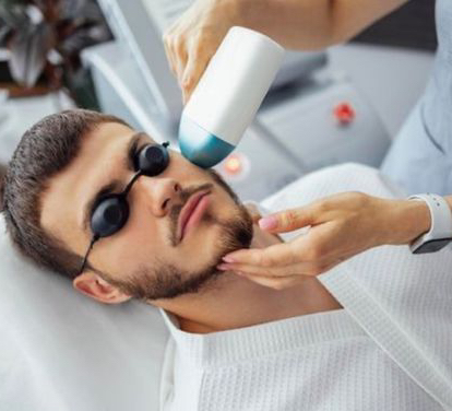 Щеки окантовка (мужская эпиляция)