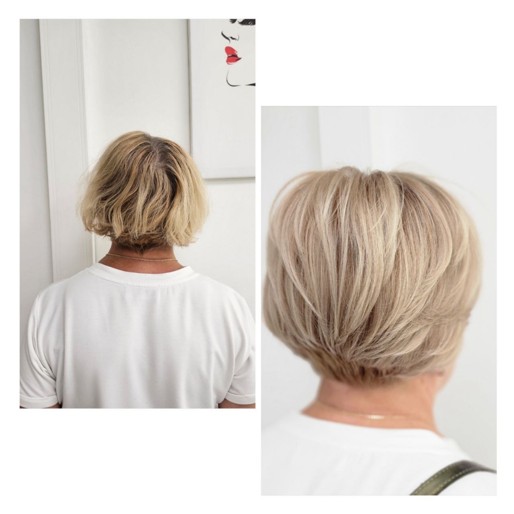 сложное окрашивание короткие волосы