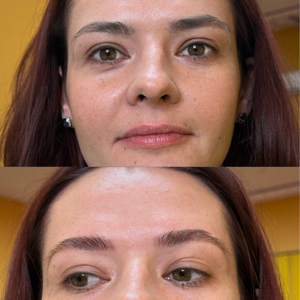 Коррекция бровей