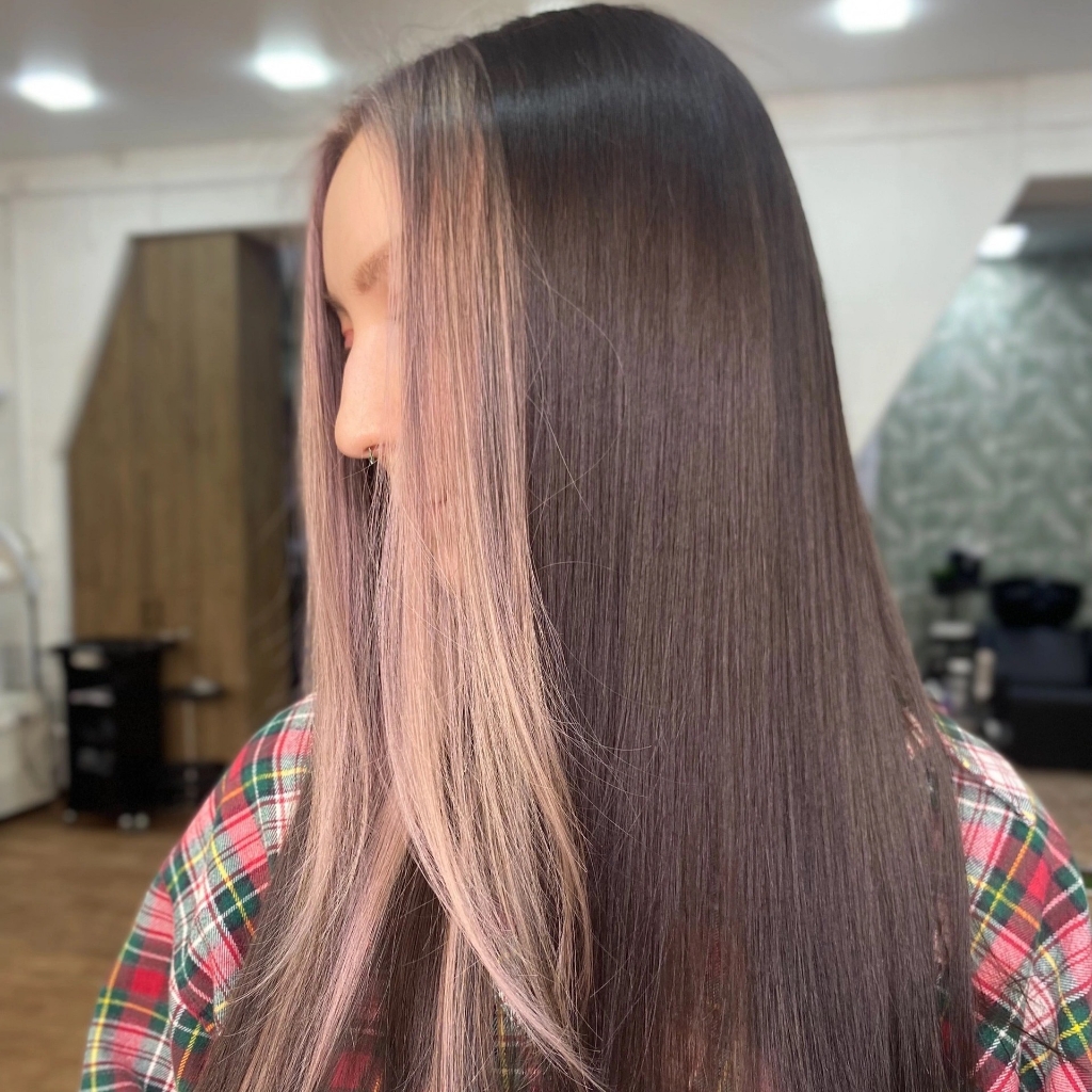 Контуринг , блочное окрашивание (с изменением основного цвета)