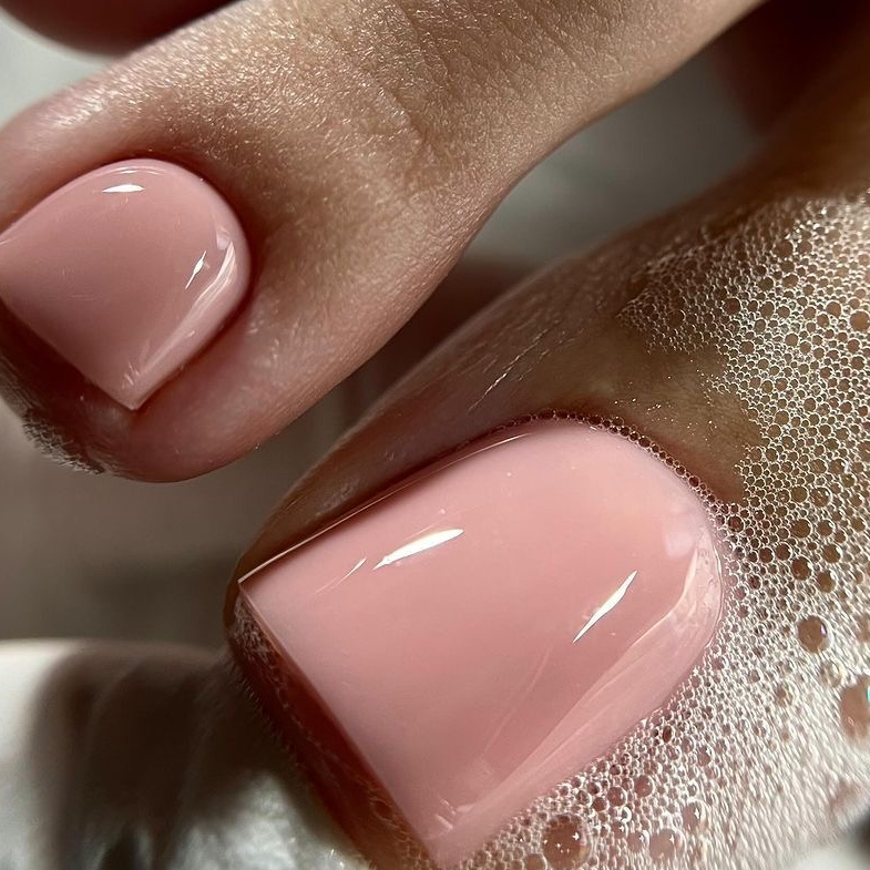 Педикюр гель лак