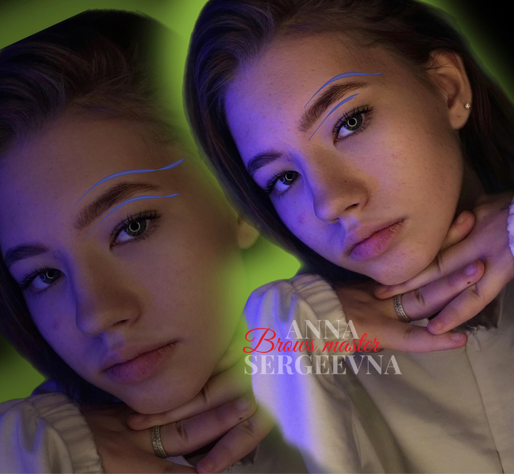 Окрашивание бровей + коррекция воск/пинцет