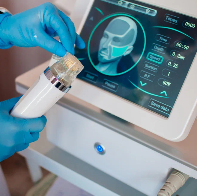 Микроигольчатый RF-лифтинг лицо + шея