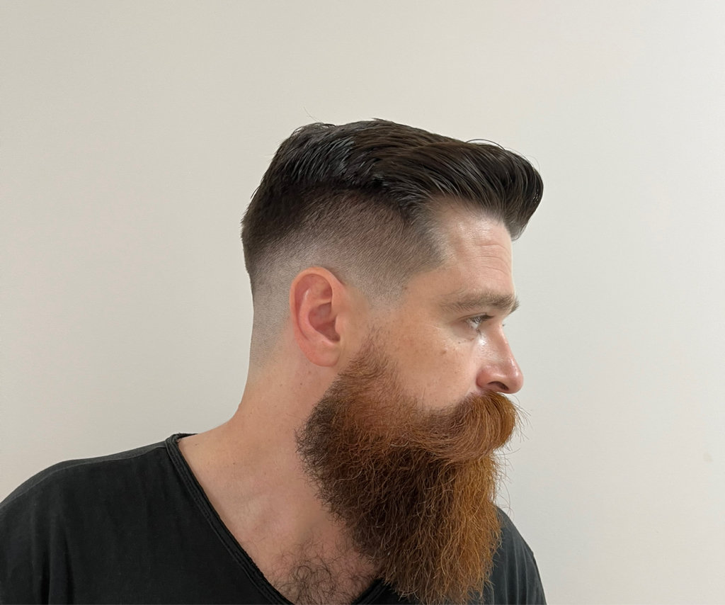 Мужская стрижка + оформление бороды и усов