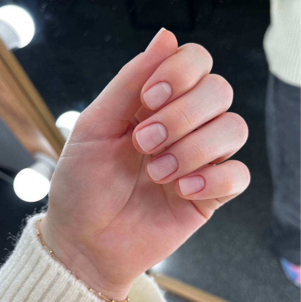 Маникюр+обычный лак