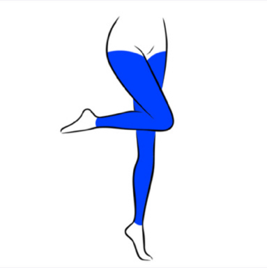 Шугаринг ноги полностью