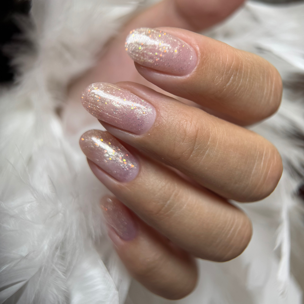 МАНИКЮР С УКРЕПЛЕНИЕМ ПОКРЫТИЕМ (однотон)