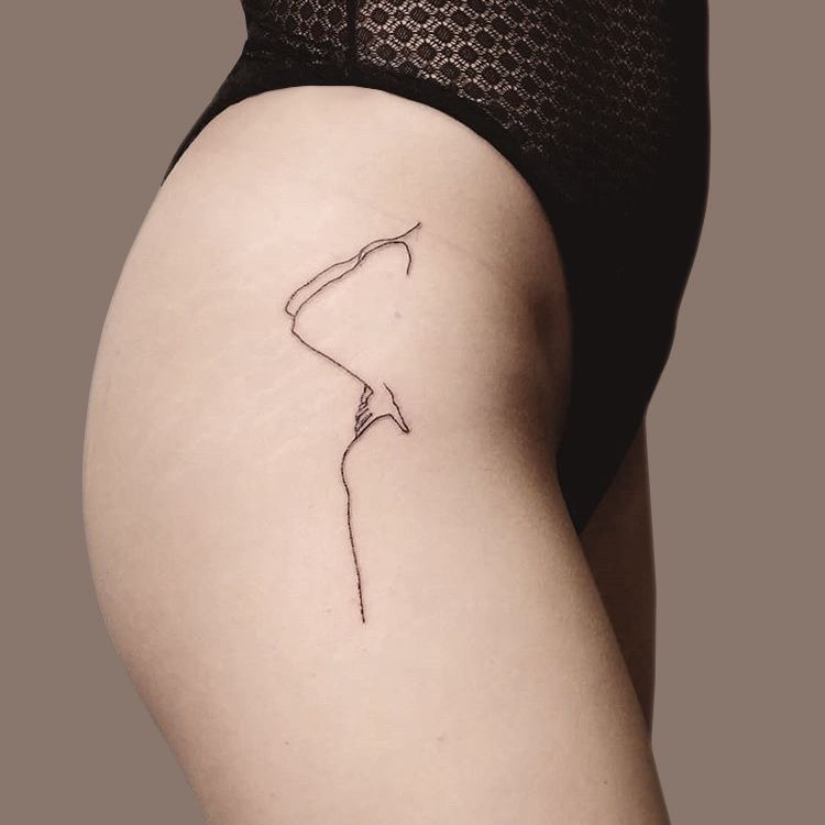 Лазерная эпиляция ягодицы