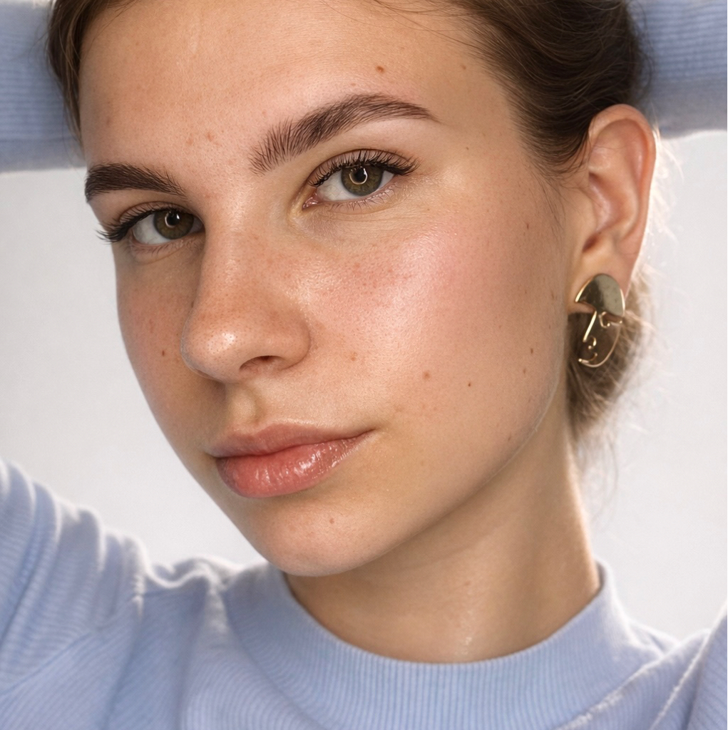 Классическое наращивание ресниц + коррекция и окрашивание бровей