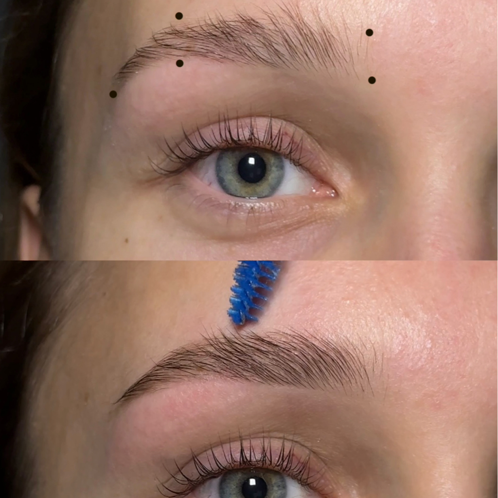 Коррекция и окрашивание бровей