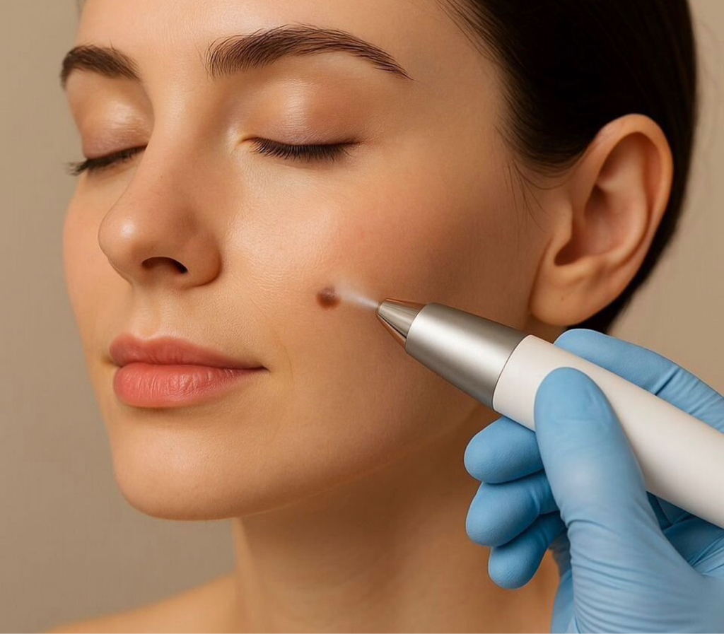 Удаление папиллом и родинок