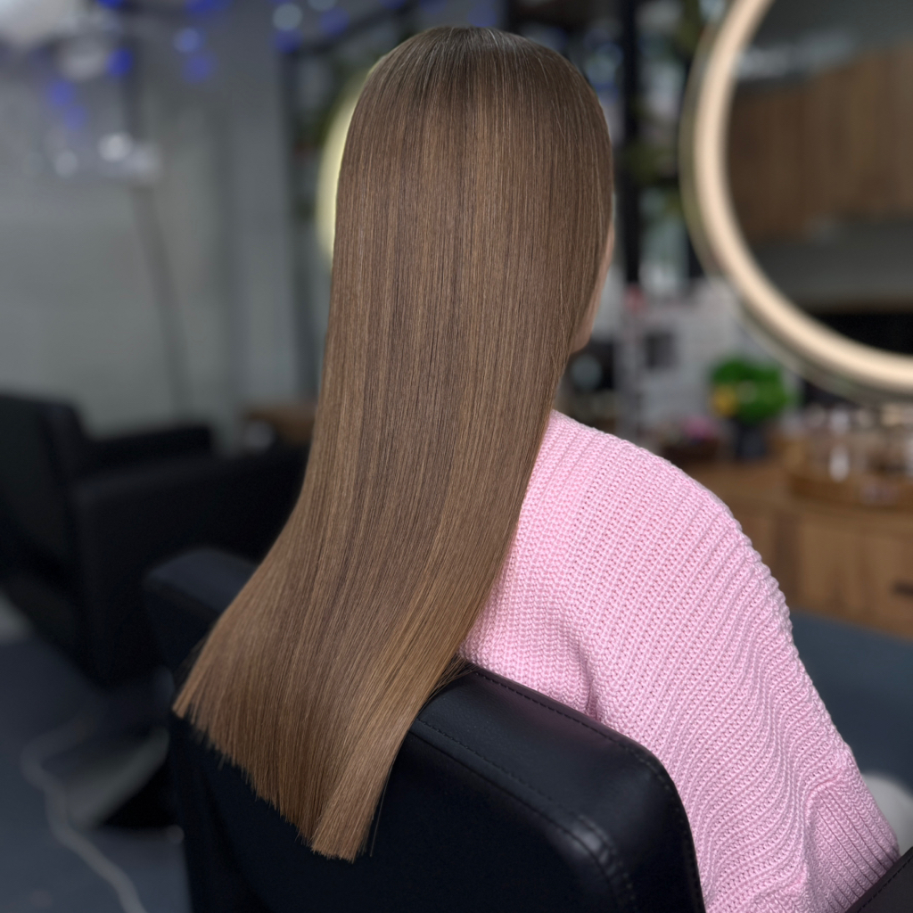 Кератиновое выпрямление