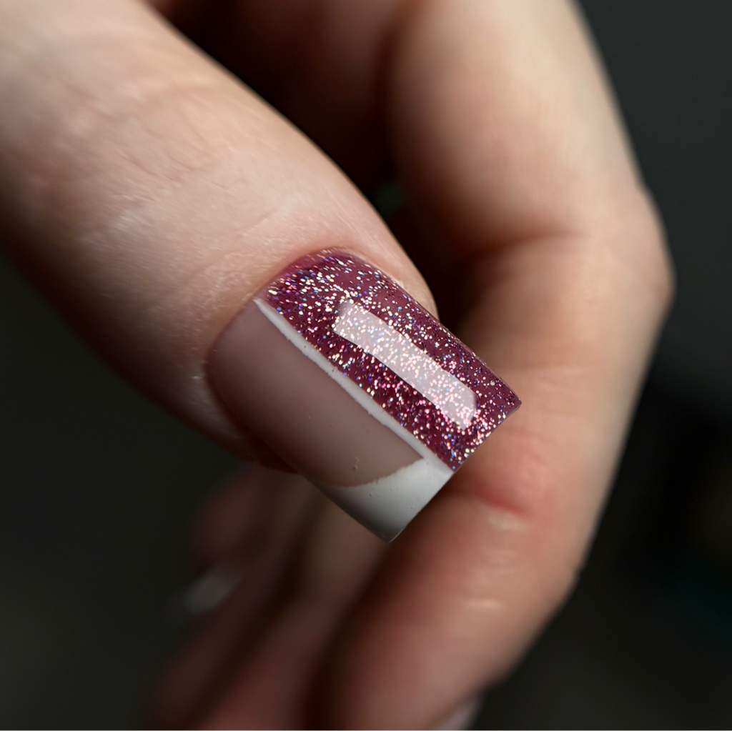 Укрепление гелем + Френч