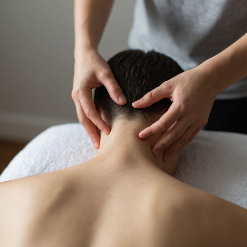 Массаж спины + ШВЗ