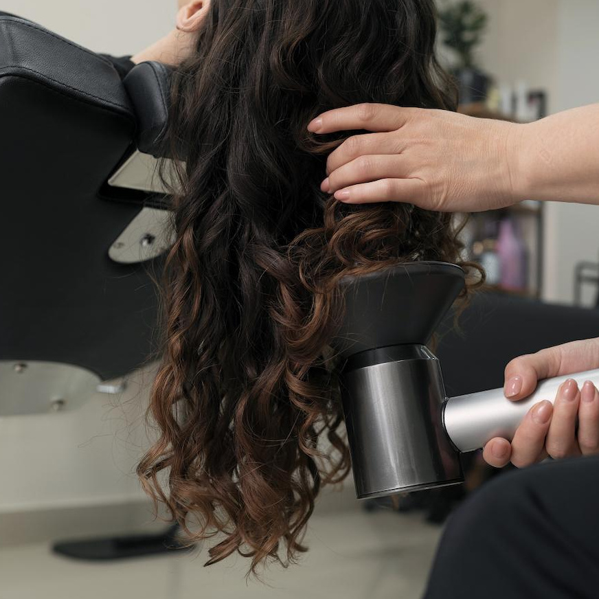 био-реконструкция + кудрявая укладка