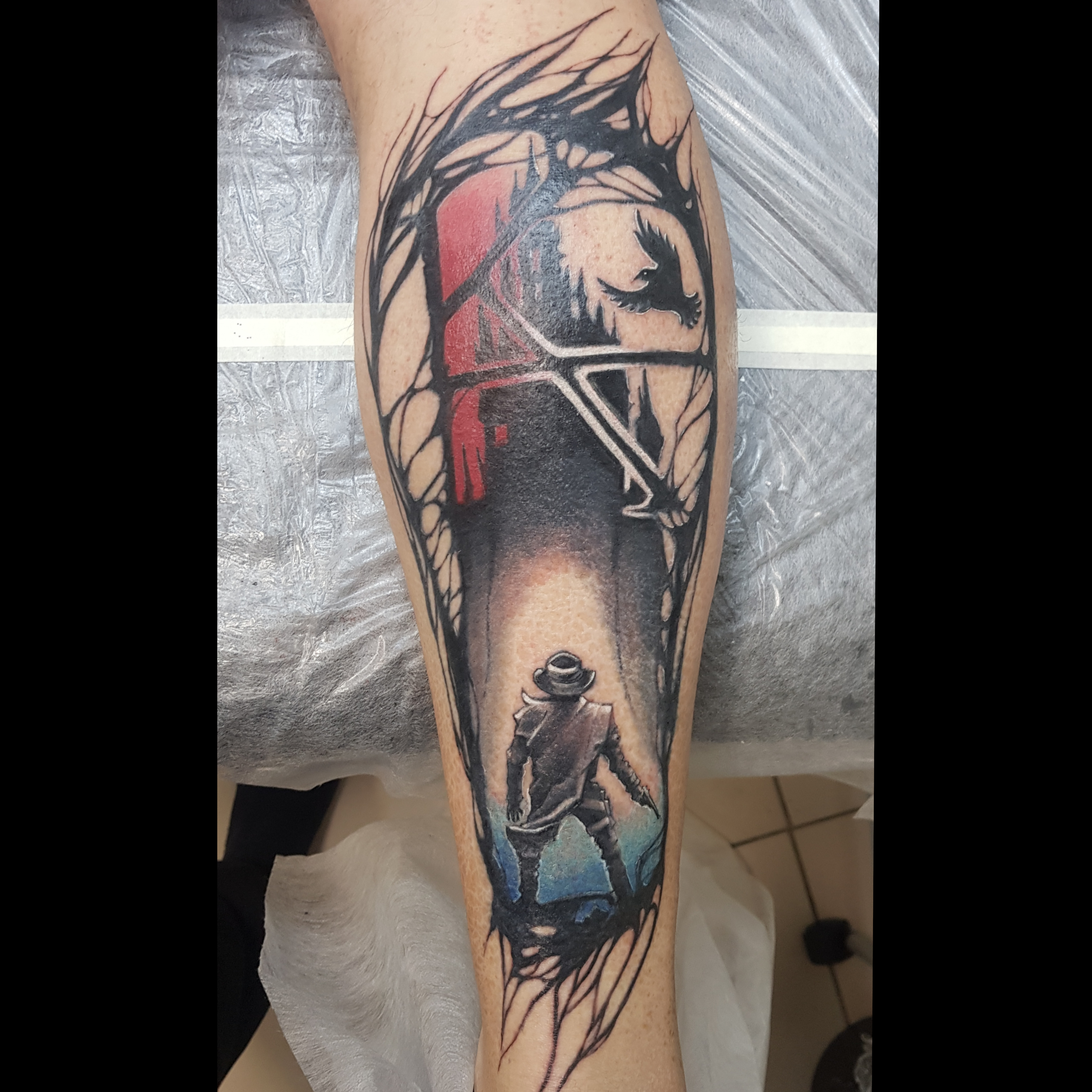 Новая большая татуировка