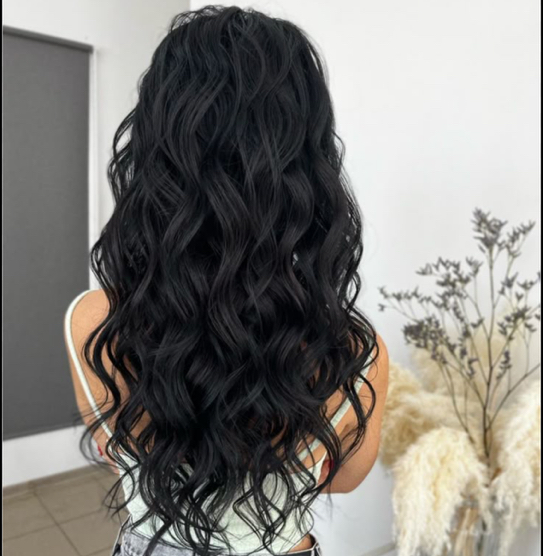 Локоны на плойку (с мытьем головы и использованием фиксирующих средств)