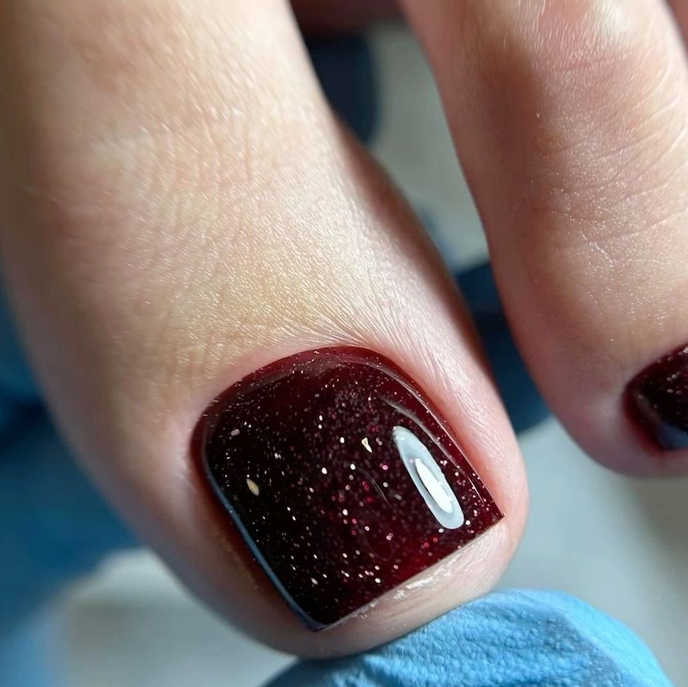 Педикюр с покрытием