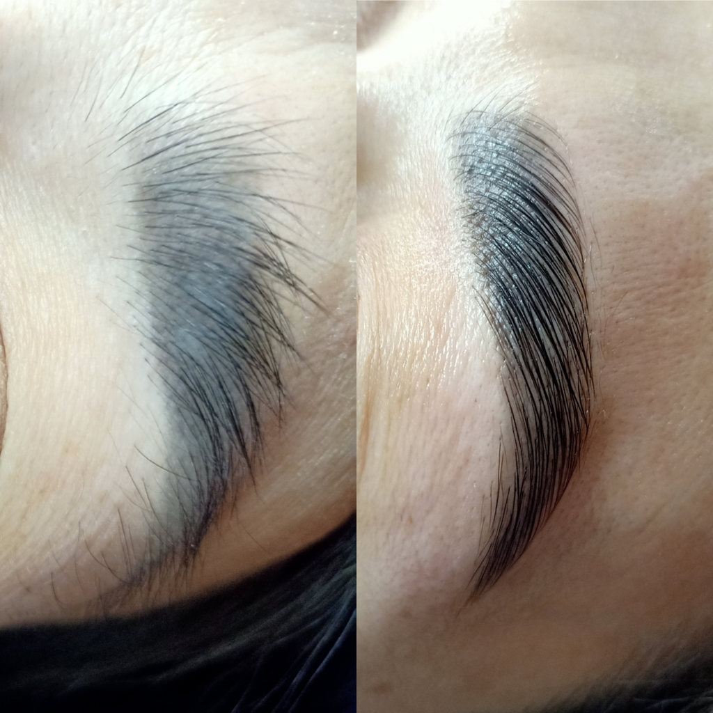 Коррекция бровей