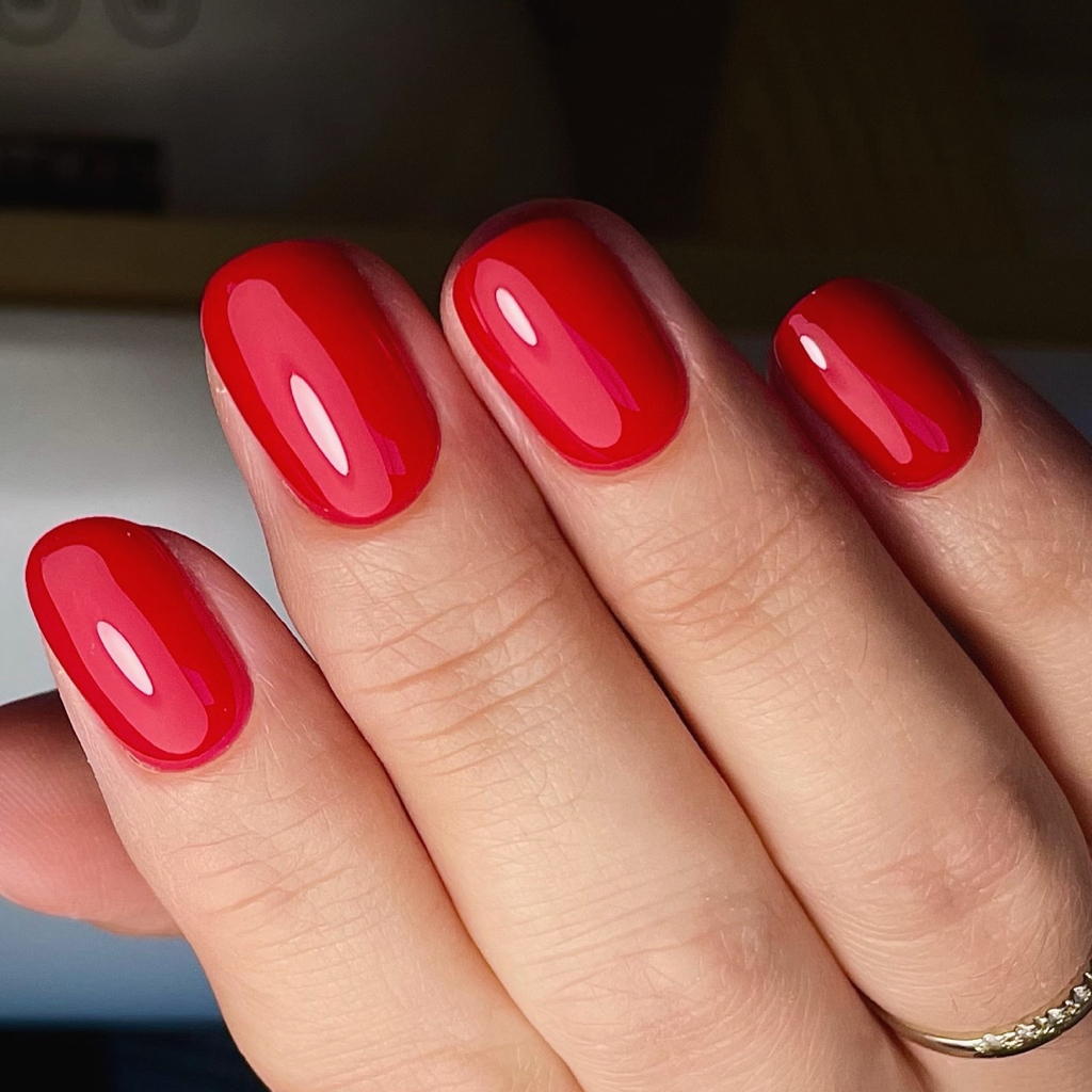 маникюр с покрытием