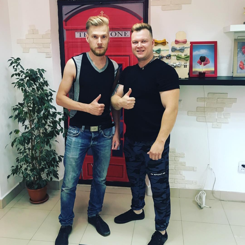 Мужская чёткая стрижка