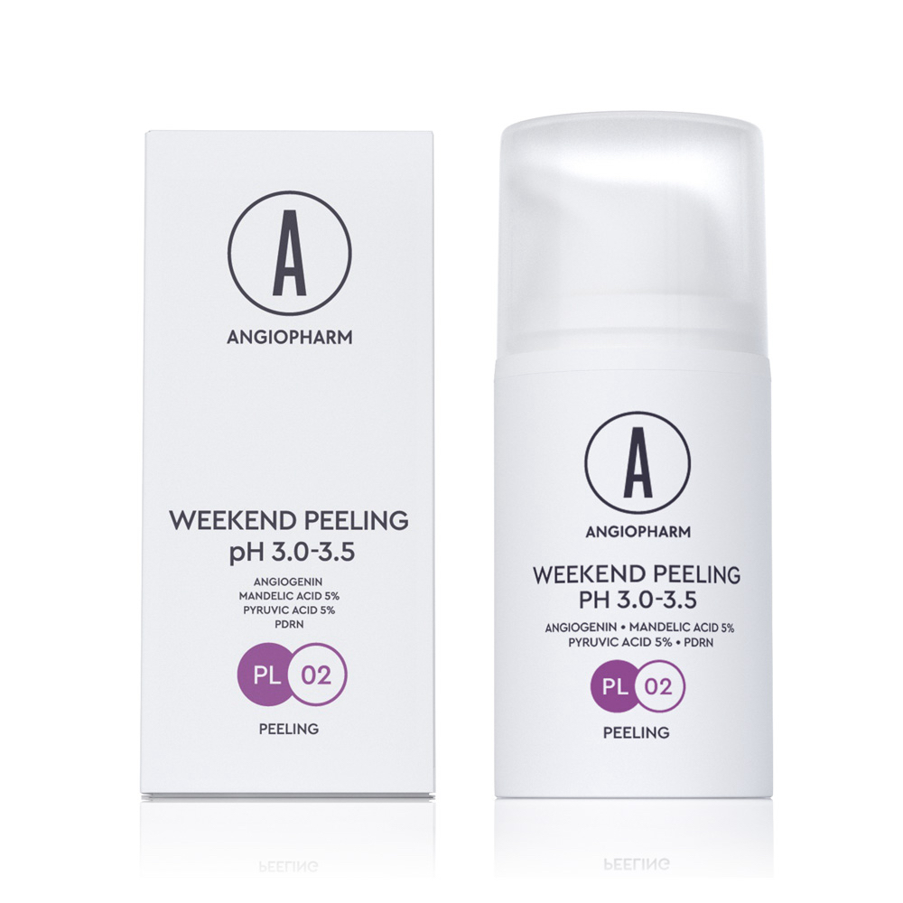 Пилинг ВЫХОДНОГО ДНЯ с AHA- кислотами и ПДРН