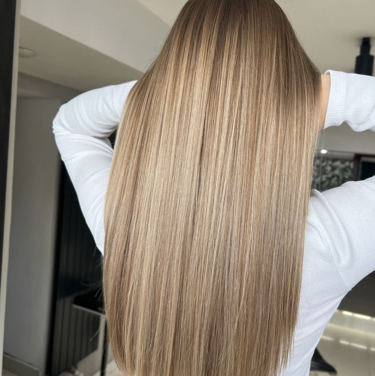 Мелирование длинных волос