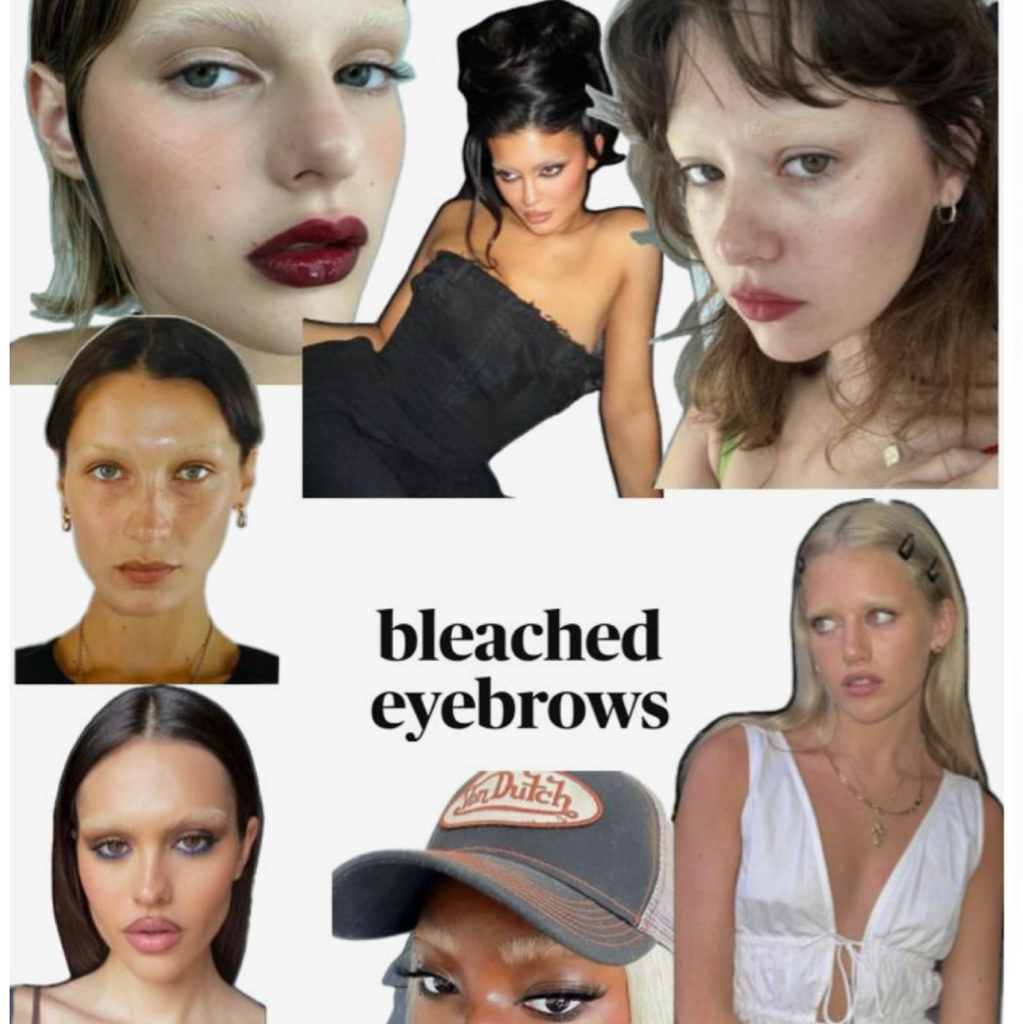 Осветление бровей