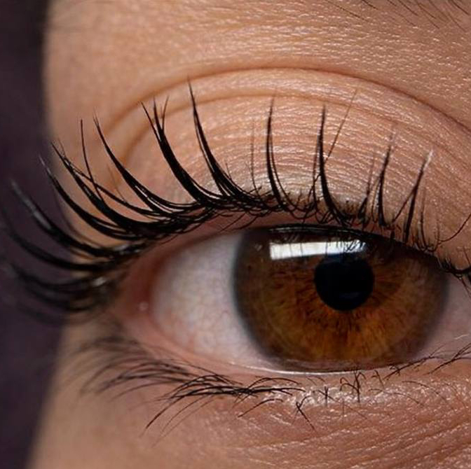 Ламинирование ресниц + окрашивание краской