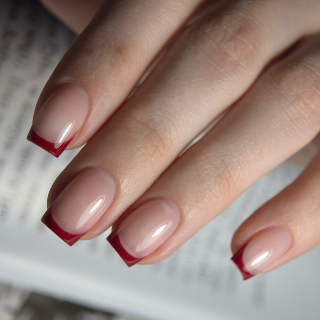 Маникюр с покрытием + френч