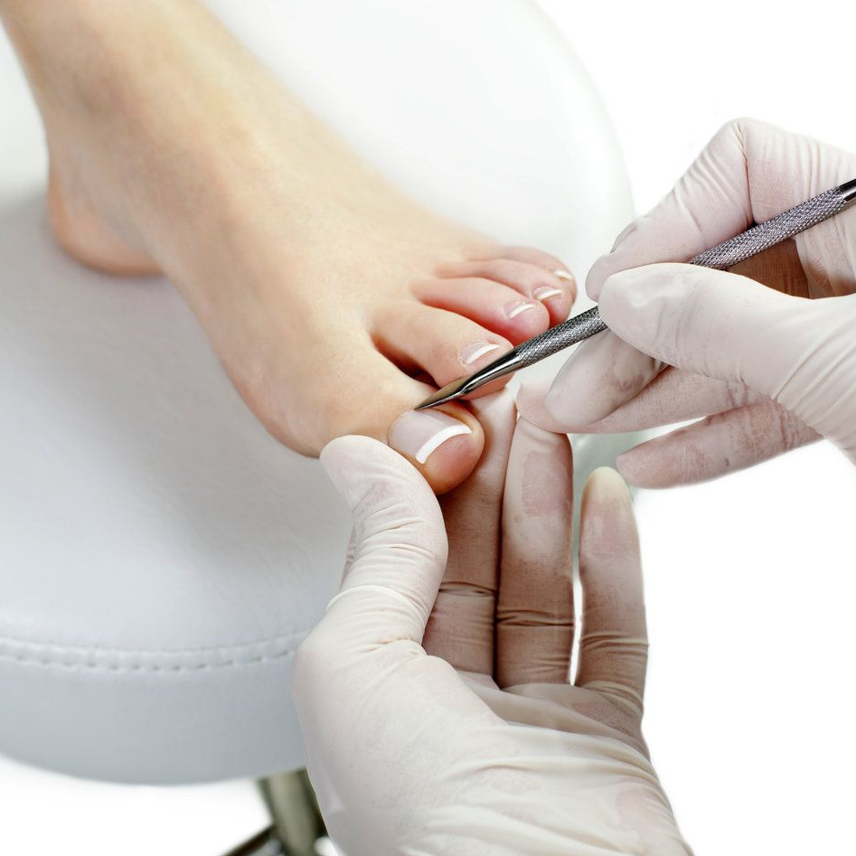 Экспресс педикюр без покрытия