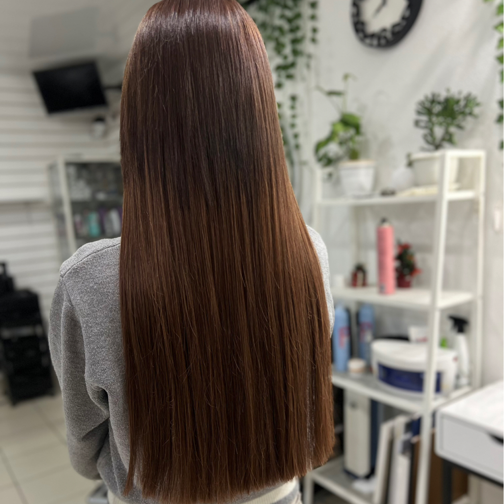 Наращивание биопротеиновых волос