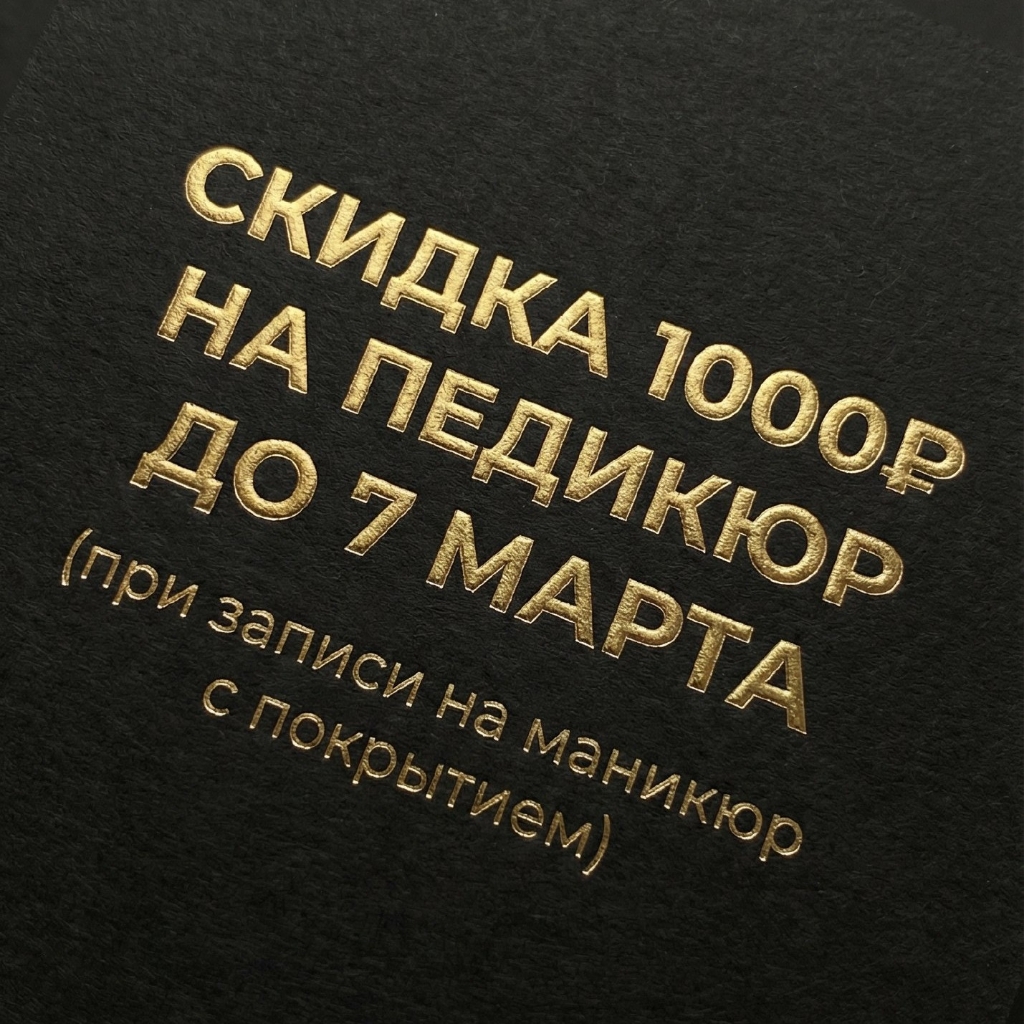 Акция! Педикюр+любое покрытие