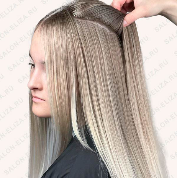 Окрашивание волос в технике ( Шатуш , Балаяж, Лучики , Аир тач, Микро мелирование)