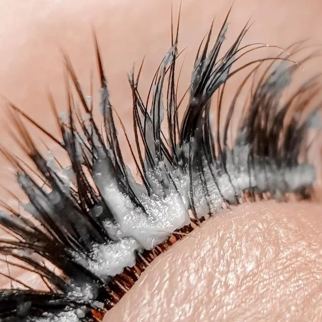 Снятие ресниц другой студии