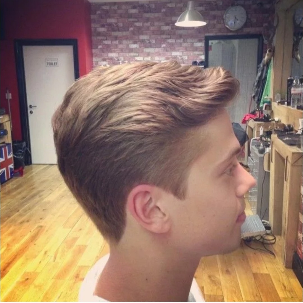 Мужская стрижка (ножницы)