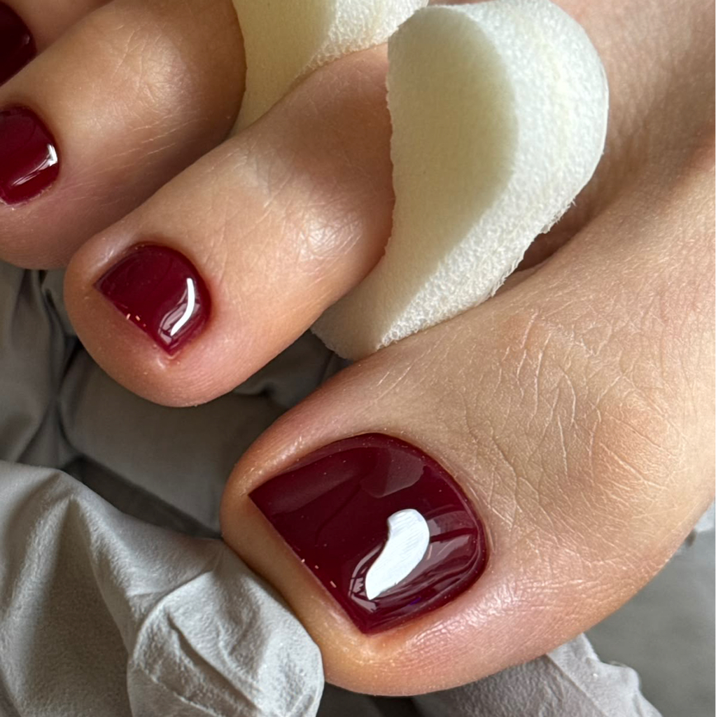 Педикюр классический с покрытием