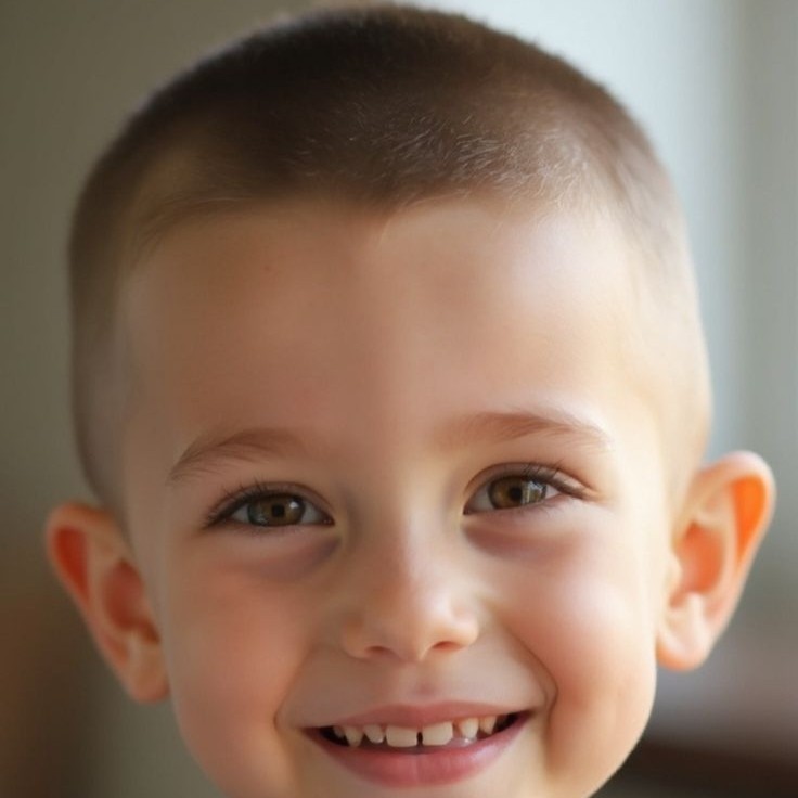 Детская стрижка для мальчиков до 7лет  (под 1 насадку)