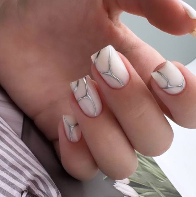 Дизайн 1 ногтя (средний)