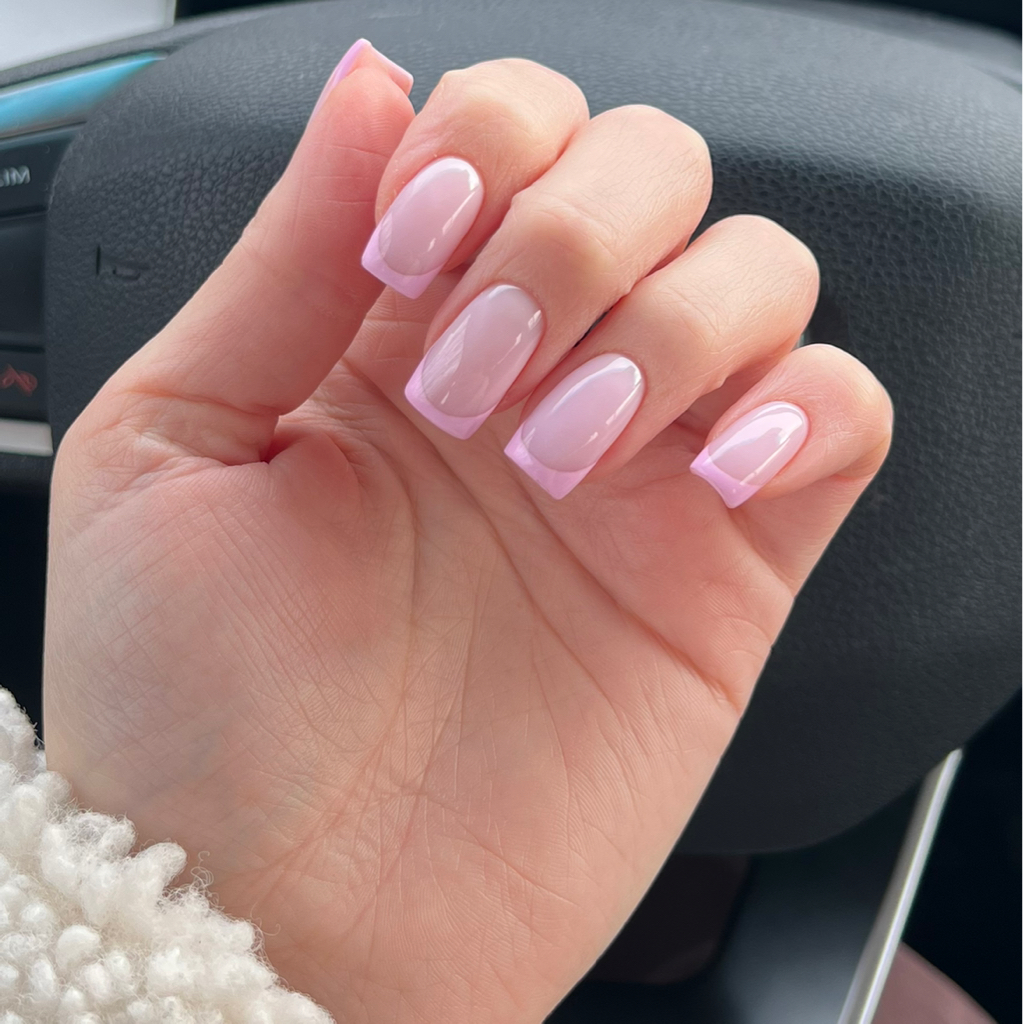 Маникюр с однотонным покрытием гель-лак